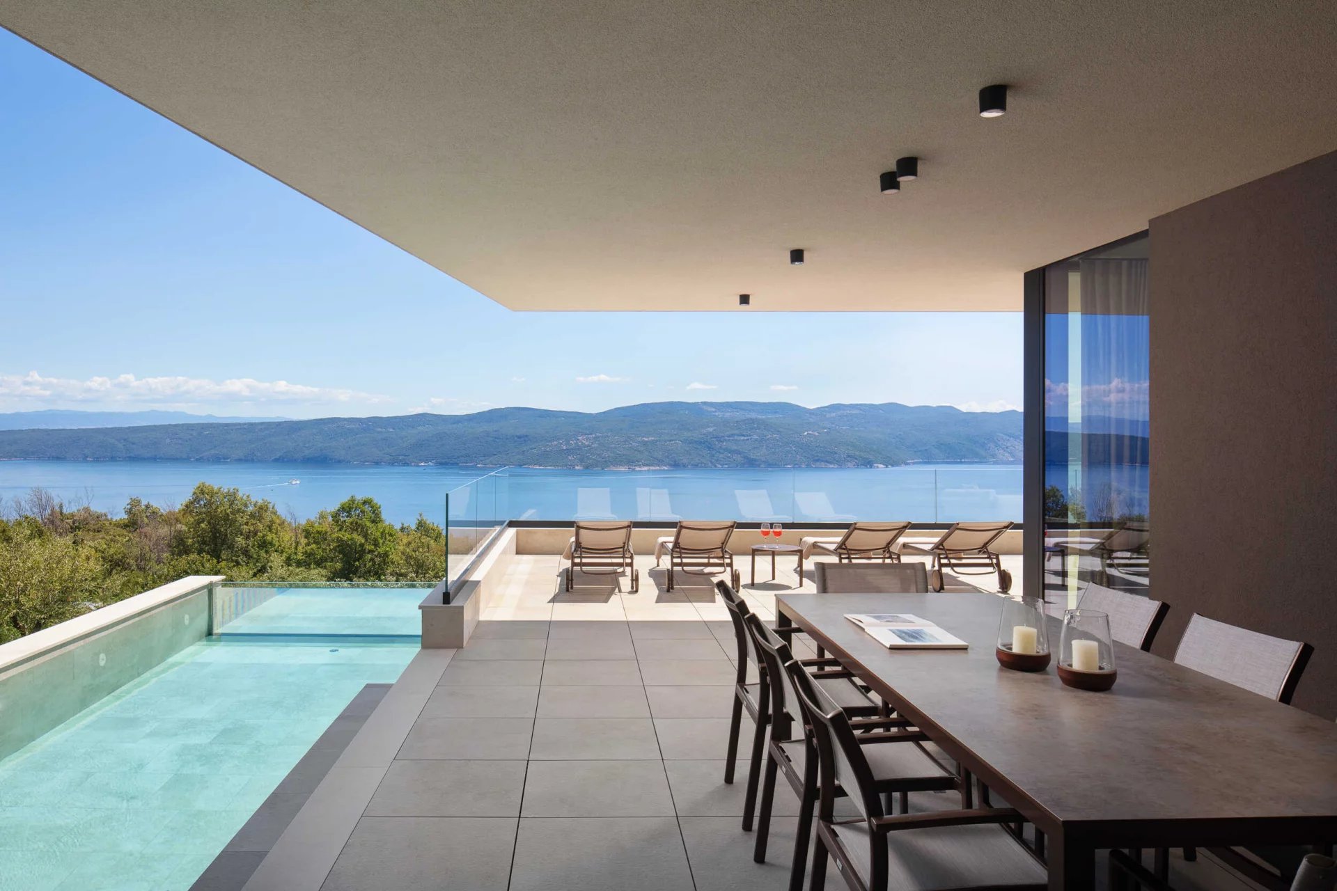 Villa mit Meerblick und privatem Pool in der Nähe von Labin