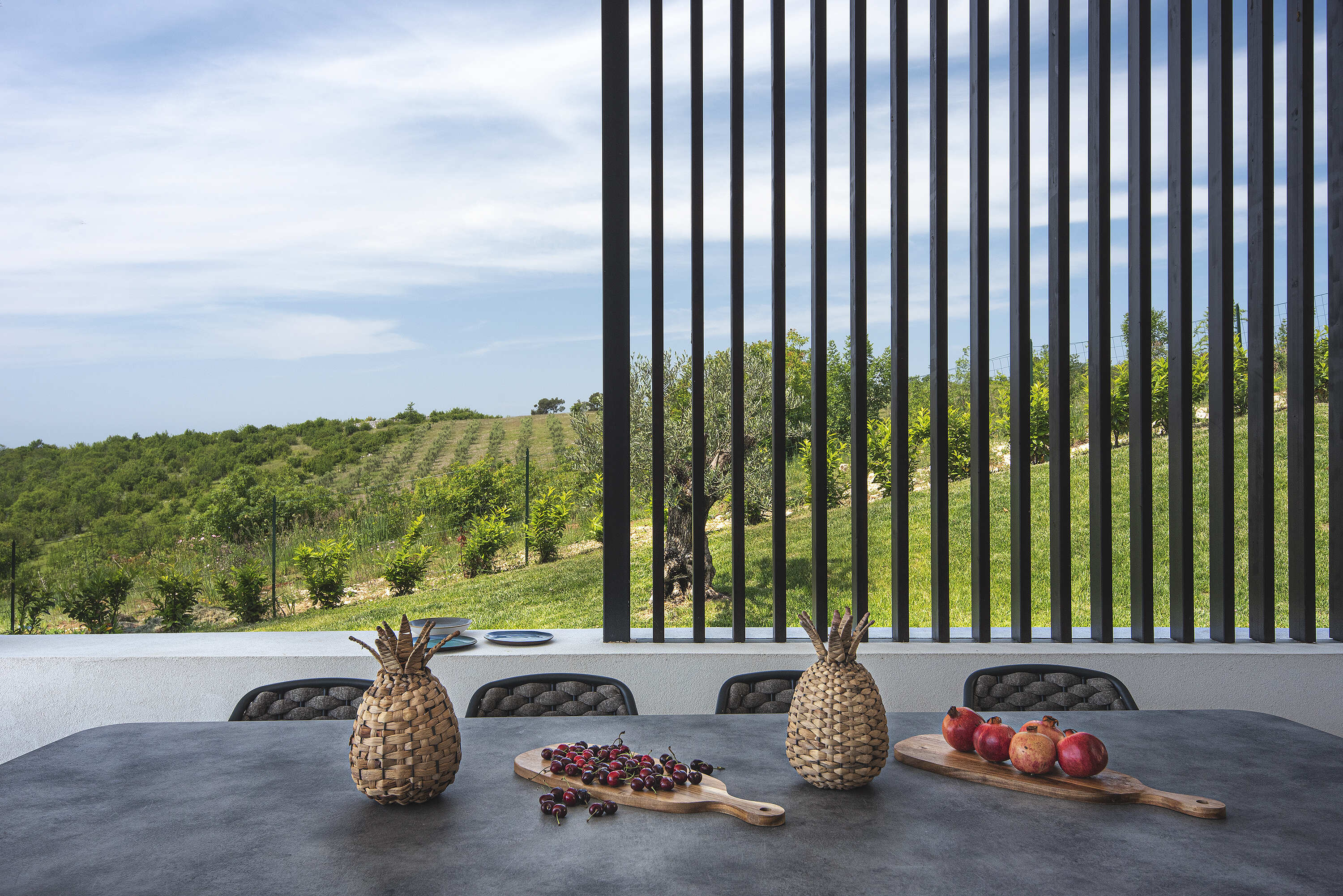 Modern four-bedroom single-level villa with panoramic views and a pool on a 9,000 m² plot