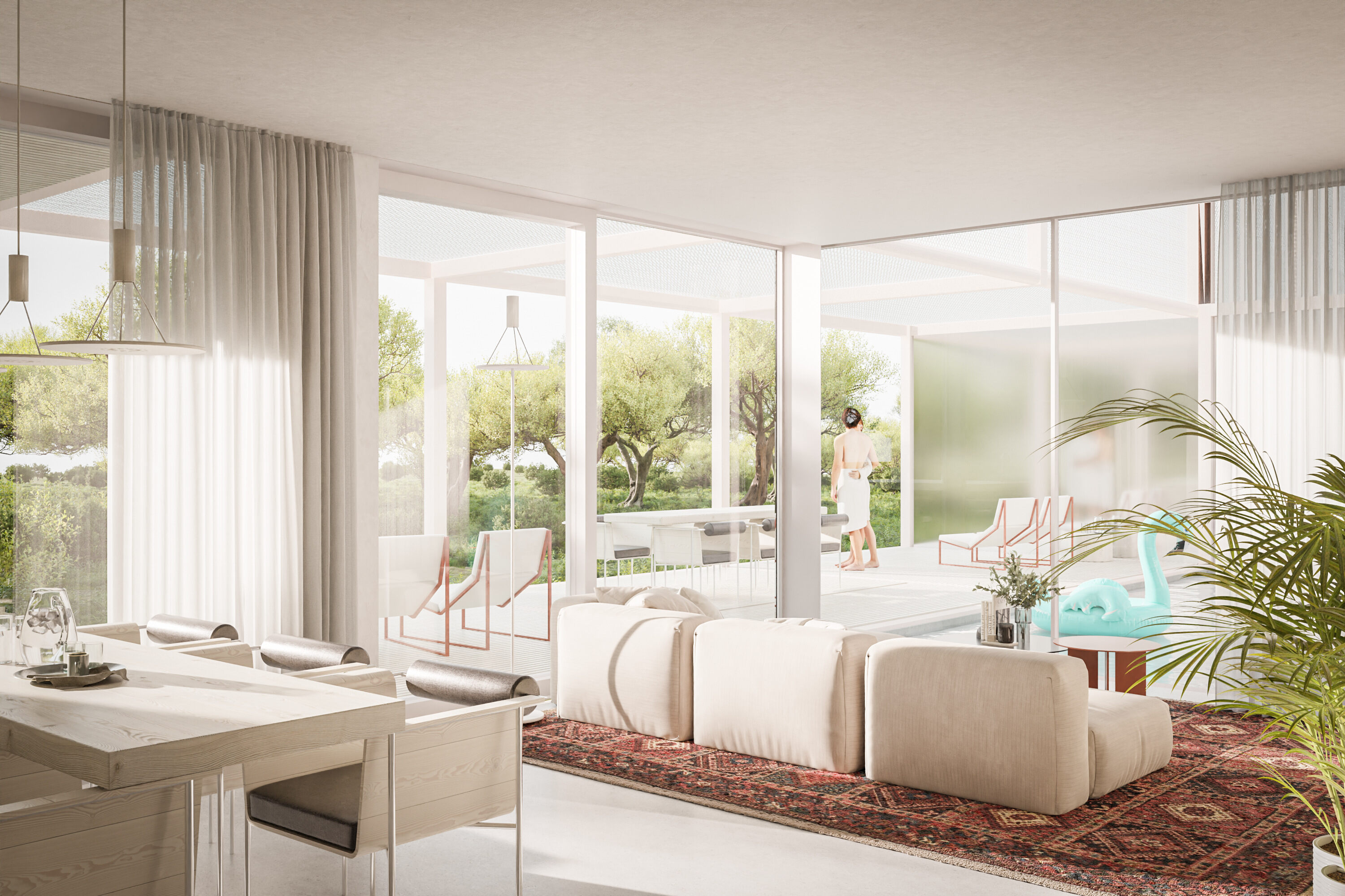 Contemporary new villas with private pools near Umag