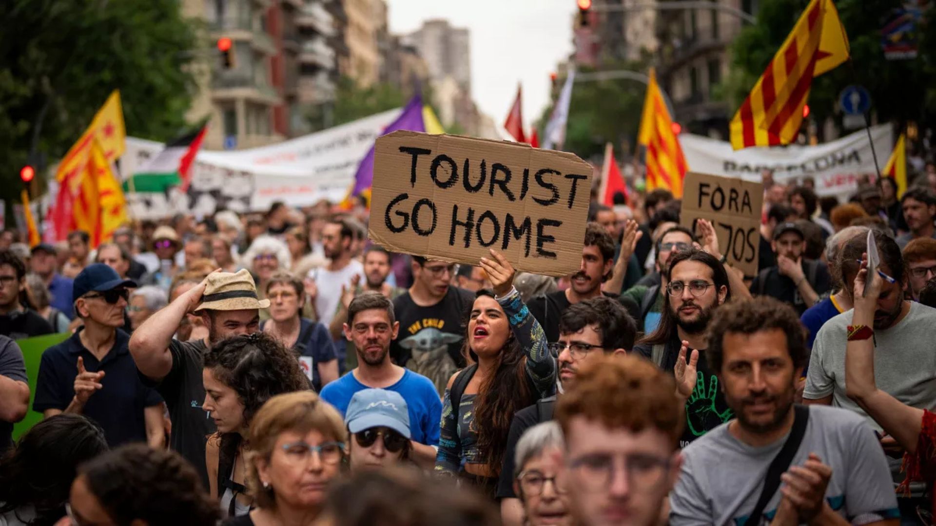 Protests against mass tourism