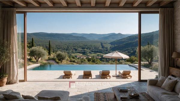 Građevinsko zemljište s projektom za vilu s panoramskim pogledom - Motovun