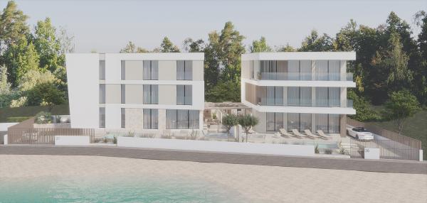 Moderna vila prvi red do mora u blizini grada Zadra