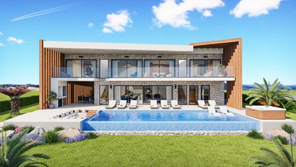Modern villa gyönyörű kilátással a tengerre - Poreč