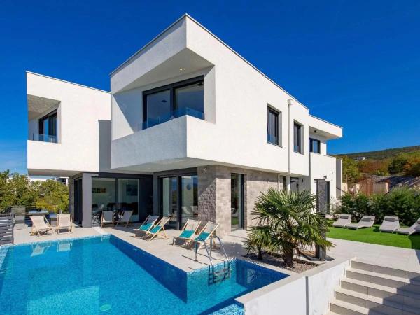 Modern villa second row to the sea - Rijeka, Kvarner
