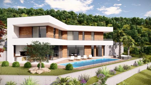 Land with a building permit and panoramic sea view - Opatija Riviera