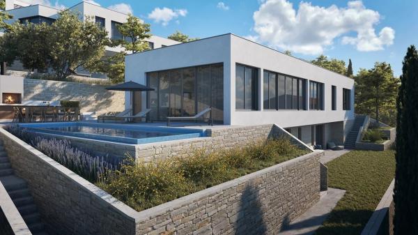 Vila u neposrednoj blizini mora s panoramskim pogledom - Dalmacija