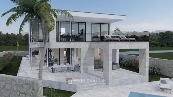 Suvremena vila s bazenom u mirnom okruženju u blizini grada Krka