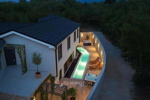 Modernes Haus mit Swimmingpool in ruhiger Naturlage - Krk