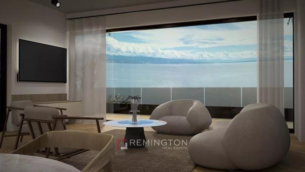 Apartament na pierwszym piętrze z przestronnym tarasem i widokiem na morze - Opatija