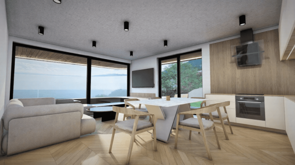 Ground-floor apartment with private garden and sea view - Opatija