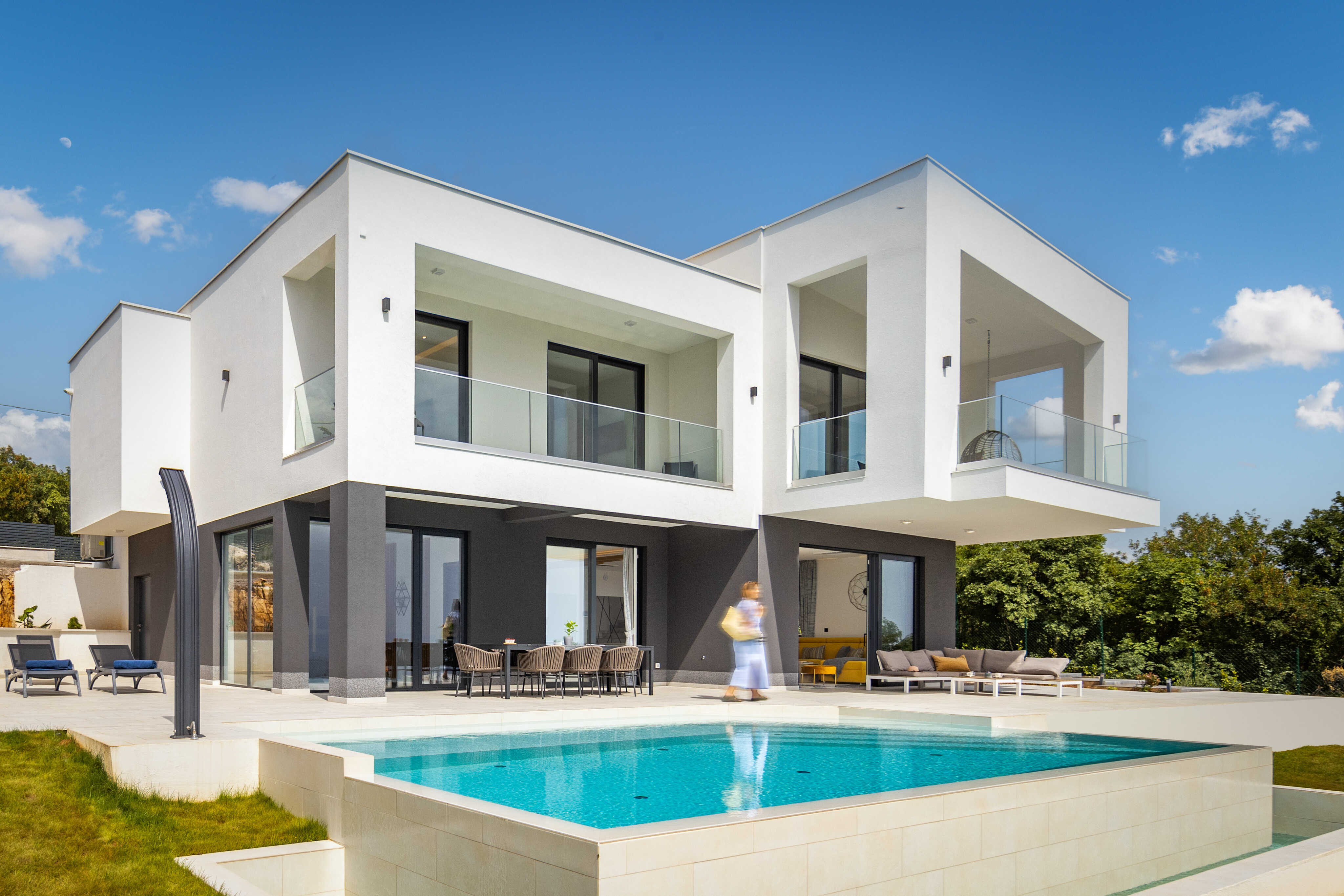 Vila s panoramskim pogledom na more i bazenom - Rijeka